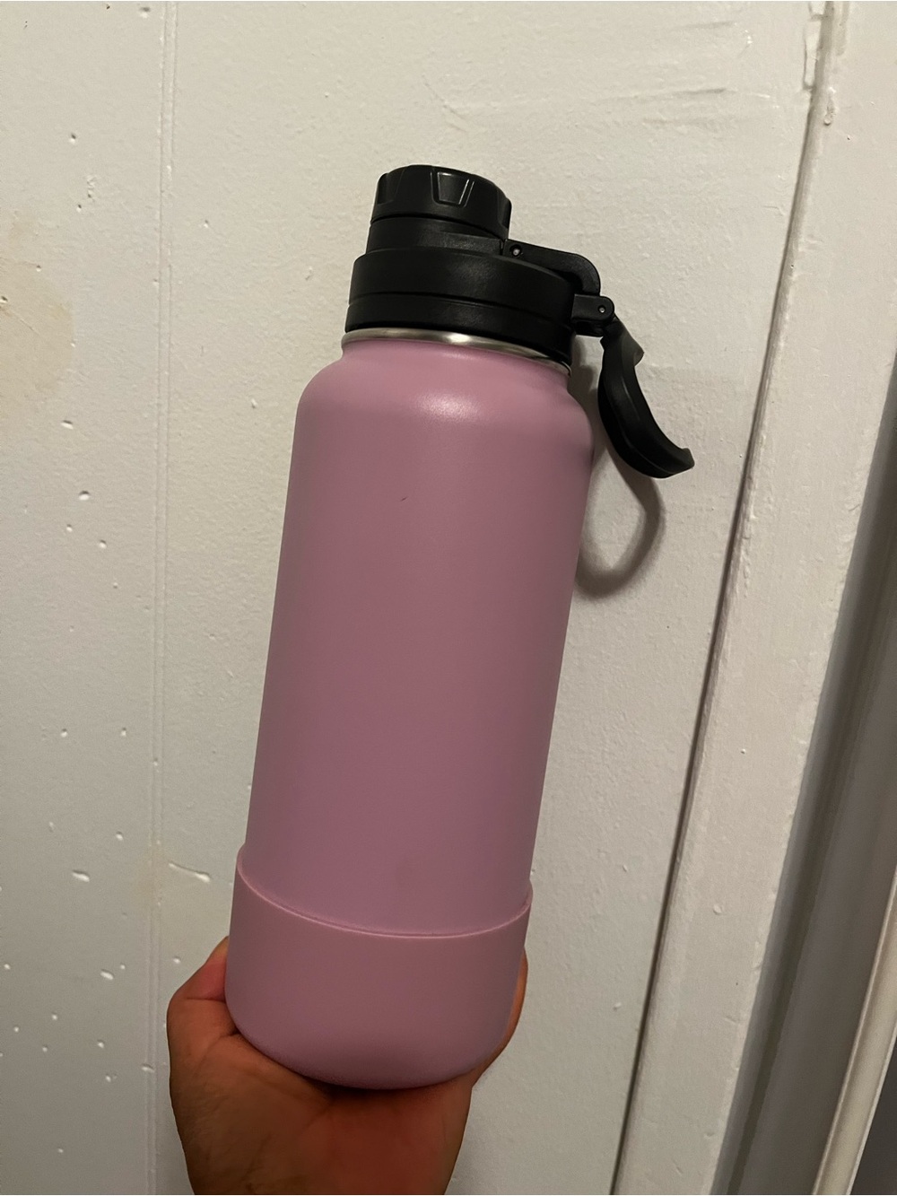 Lilac purple  Stainless Steel Travel Water Bottle with Flip Cap new without tags